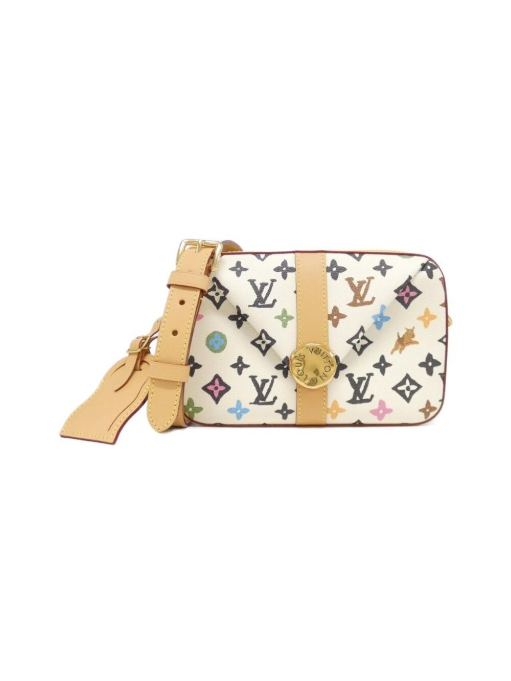 Louis Vuitton Monogram Craggy Envelope Messenger Shoulder Bag